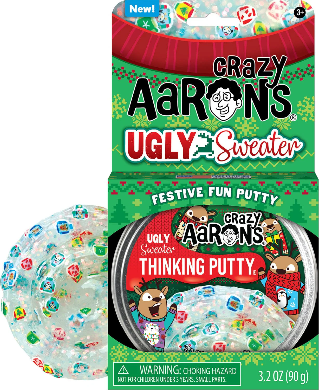 Ugly Sweater Thinking Putty - Image 2