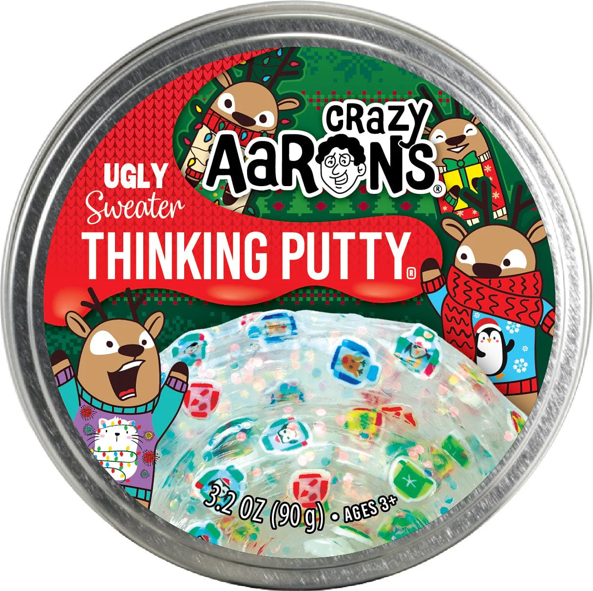 Ugly Sweater Thinking Putty - Image 3