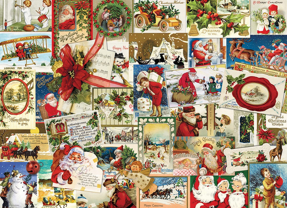 Vintage Christmas Cards 1000-piece Puzzle - Image 5