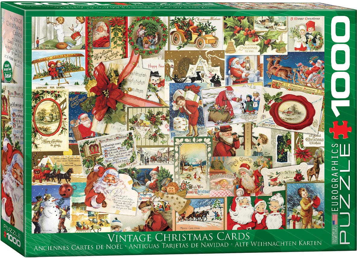 Vintage Christmas Cards 1000-piece Puzzle - Image 6