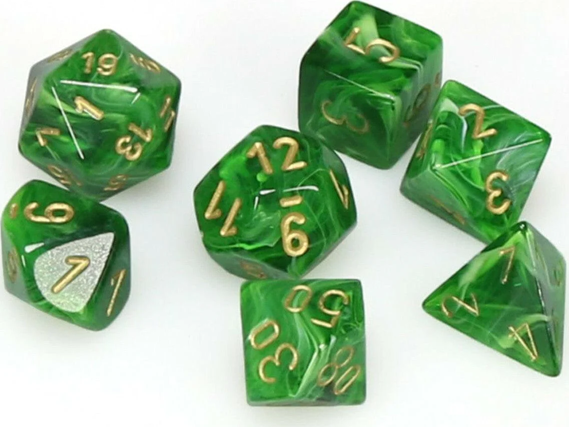 Vortex® Polyhedral Green/gold 7-Die Set - Image 3