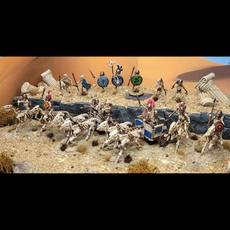 Wargames Atlantic - Skeleton Cavalry and Chariots - Image 2