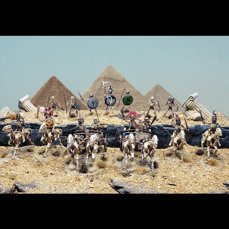 Wargames Atlantic - Skeleton Cavalry and Chariots - Image 3