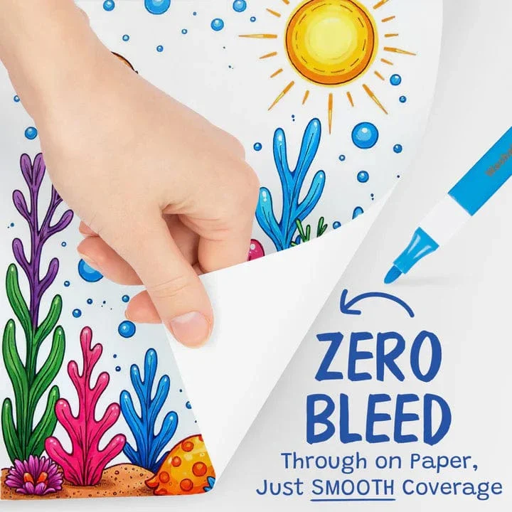 Washable Acrylic Markers, 36 Pack - Image 4