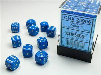 Speckled® 12mm D6 Water Dice Block™ (36 dice)