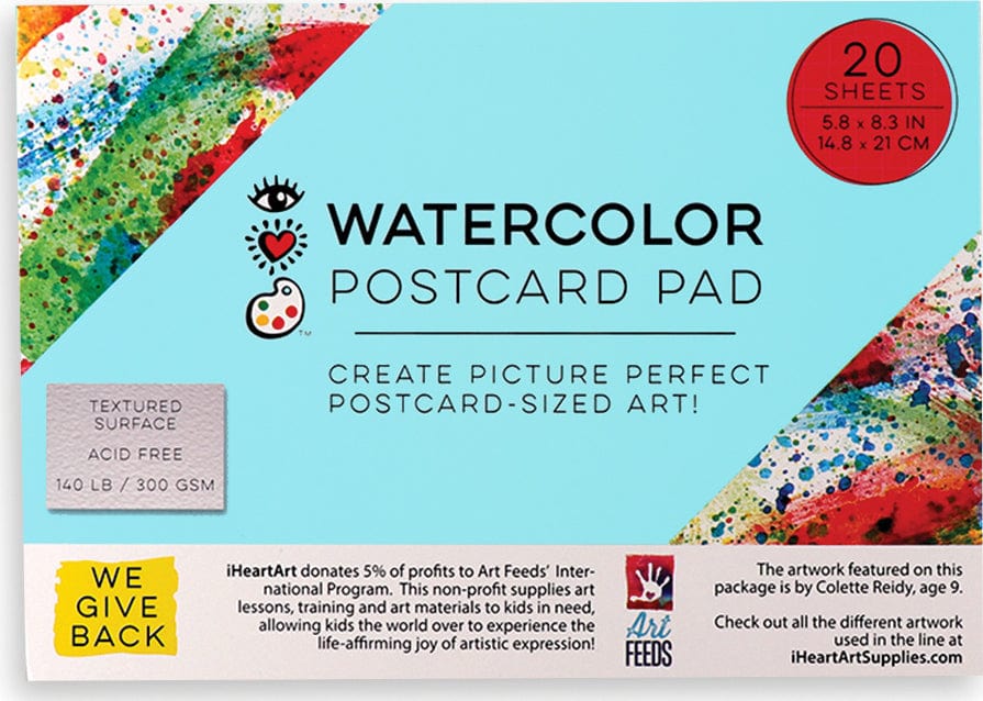 Iheartart Watercolor Postcard Pad - Image 2