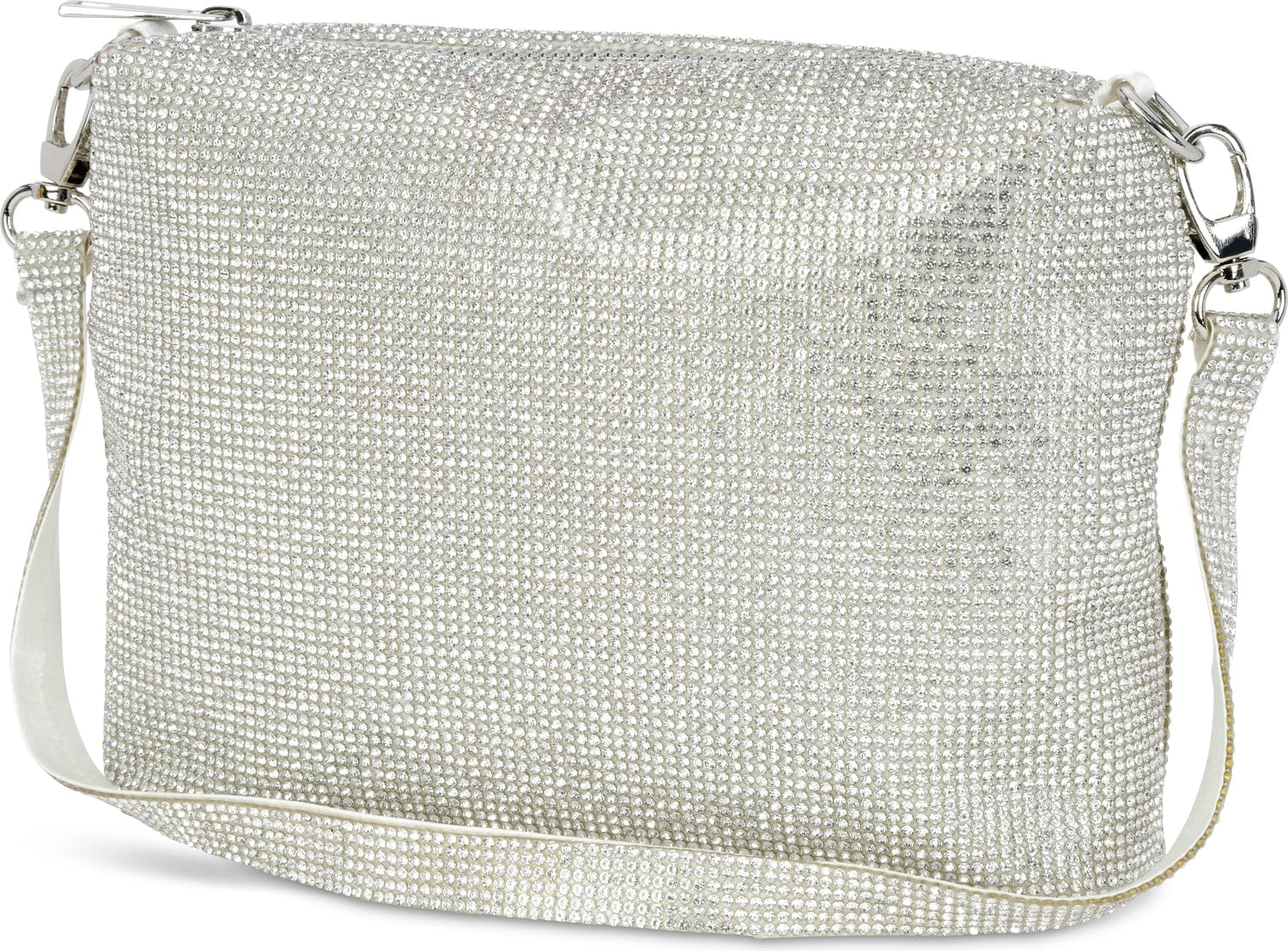 White Crystal Crossbody Bag - Image 3