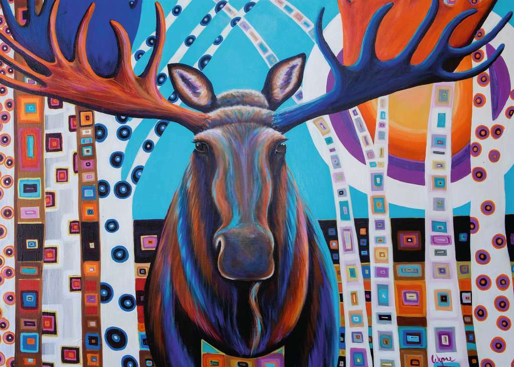 Winter Moose - Image 2