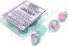 Nebula® Polyhedral Wisteria/white Luminary™ D10 Set - Image 3