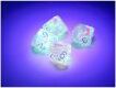 Nebula® Polyhedral Wisteria/white Luminary™ D10 Set - Image 4