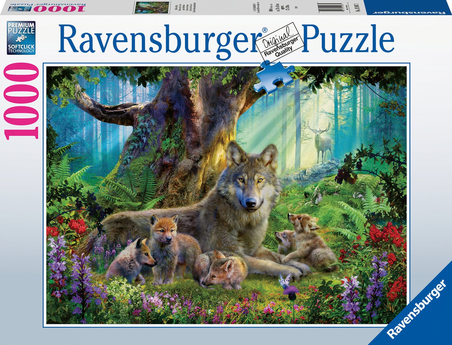 Wolves in The Forest (1000 pc Puzzle) - Image 3