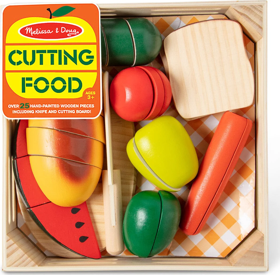 Wooden Cutting Food Toy Set - Image 3