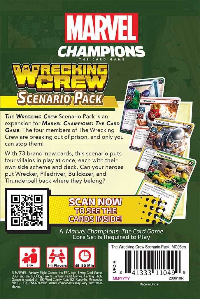 Marvel Champions: the Wrecking Crew Scenario Pack - Image 3